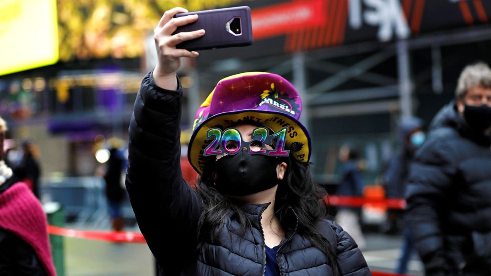 FOTO AÑO NUEVO NUEVA YORK COVID