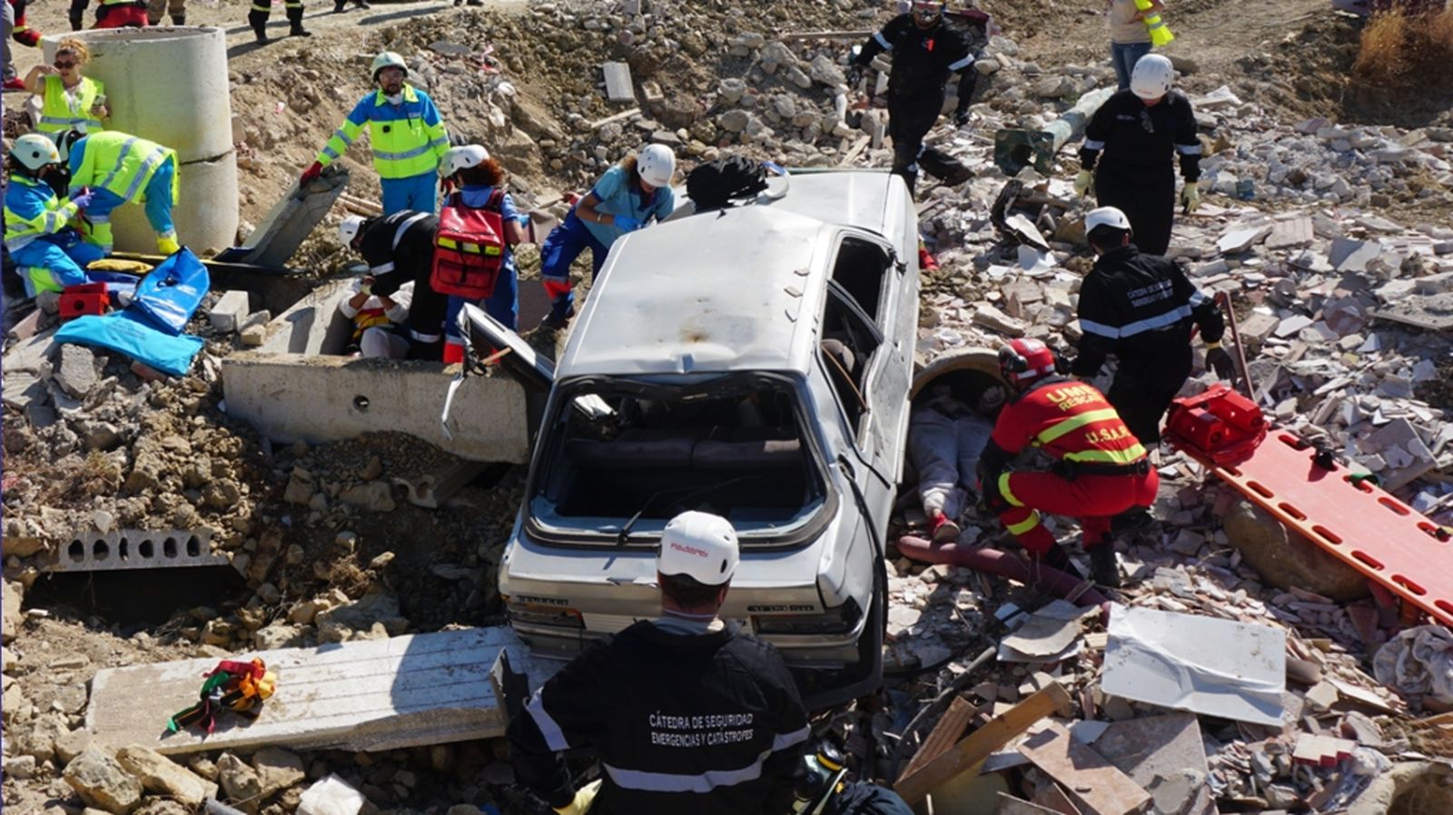 simulacro accidentes