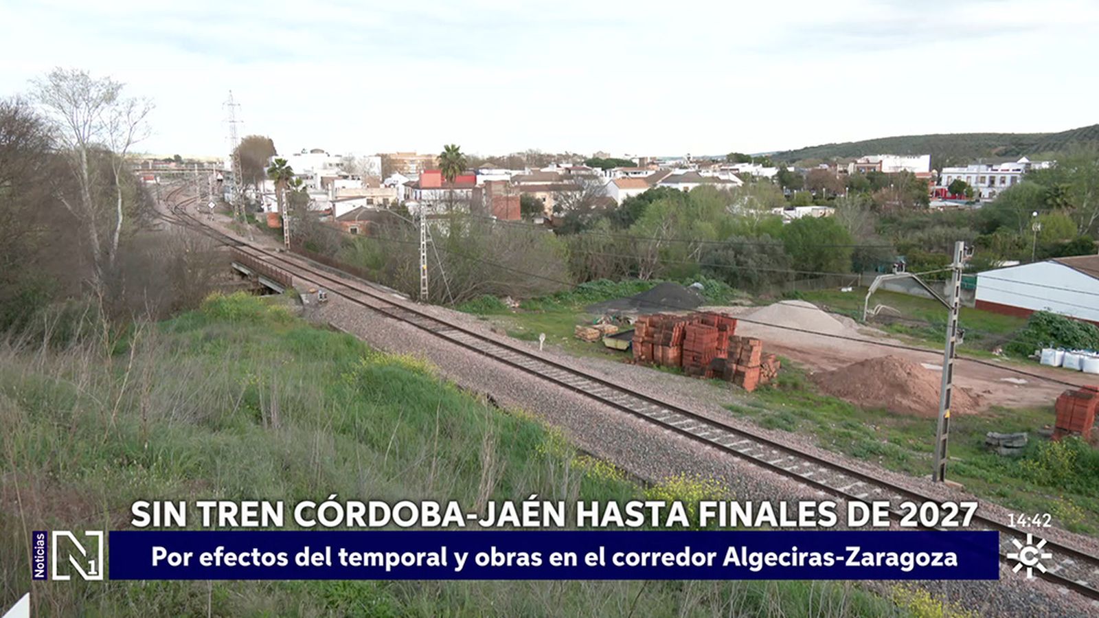 Sin tren entre Córdoba y Jaén hasta 2027