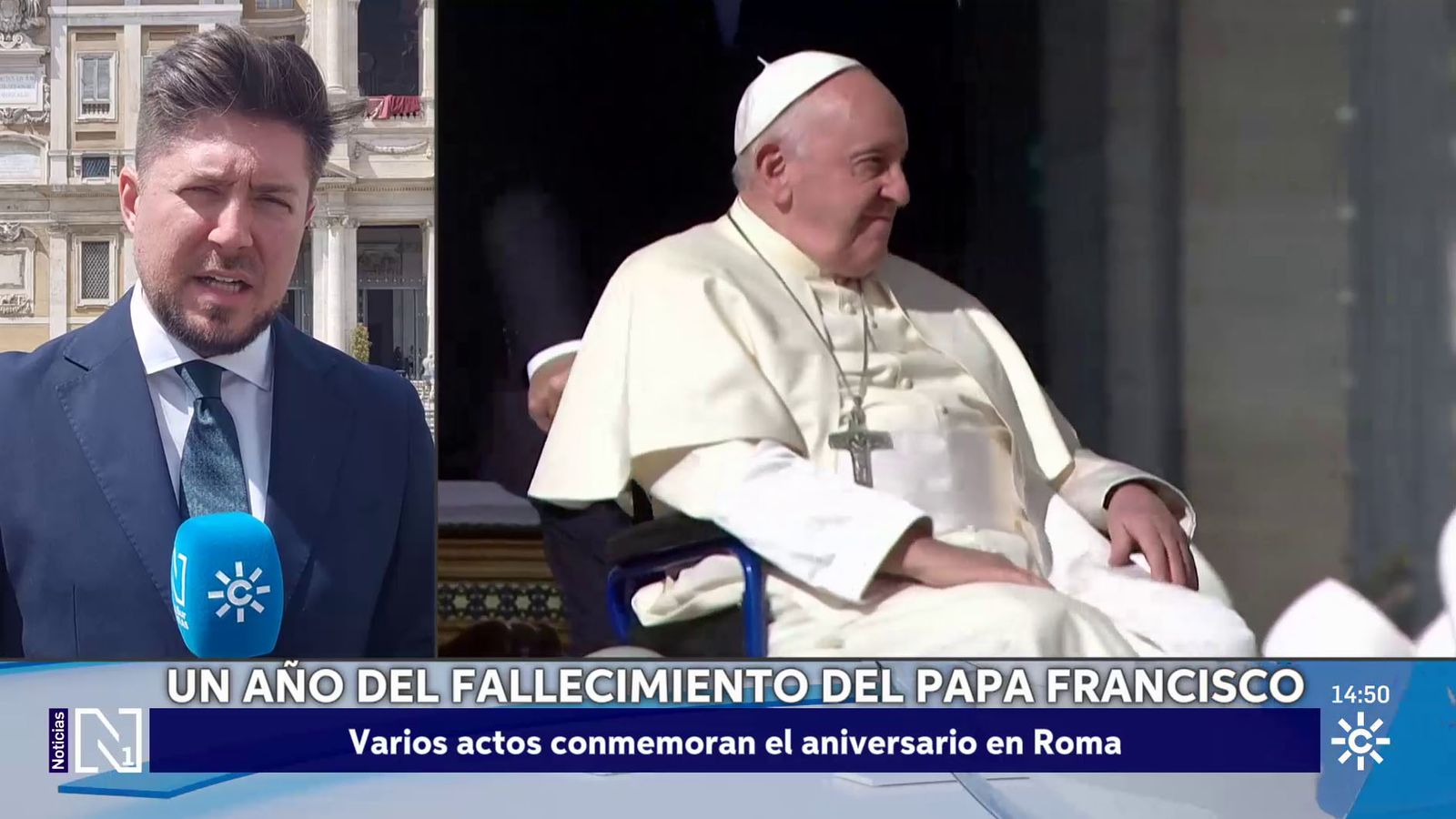 Aniversario de la muerte del papa Francisco