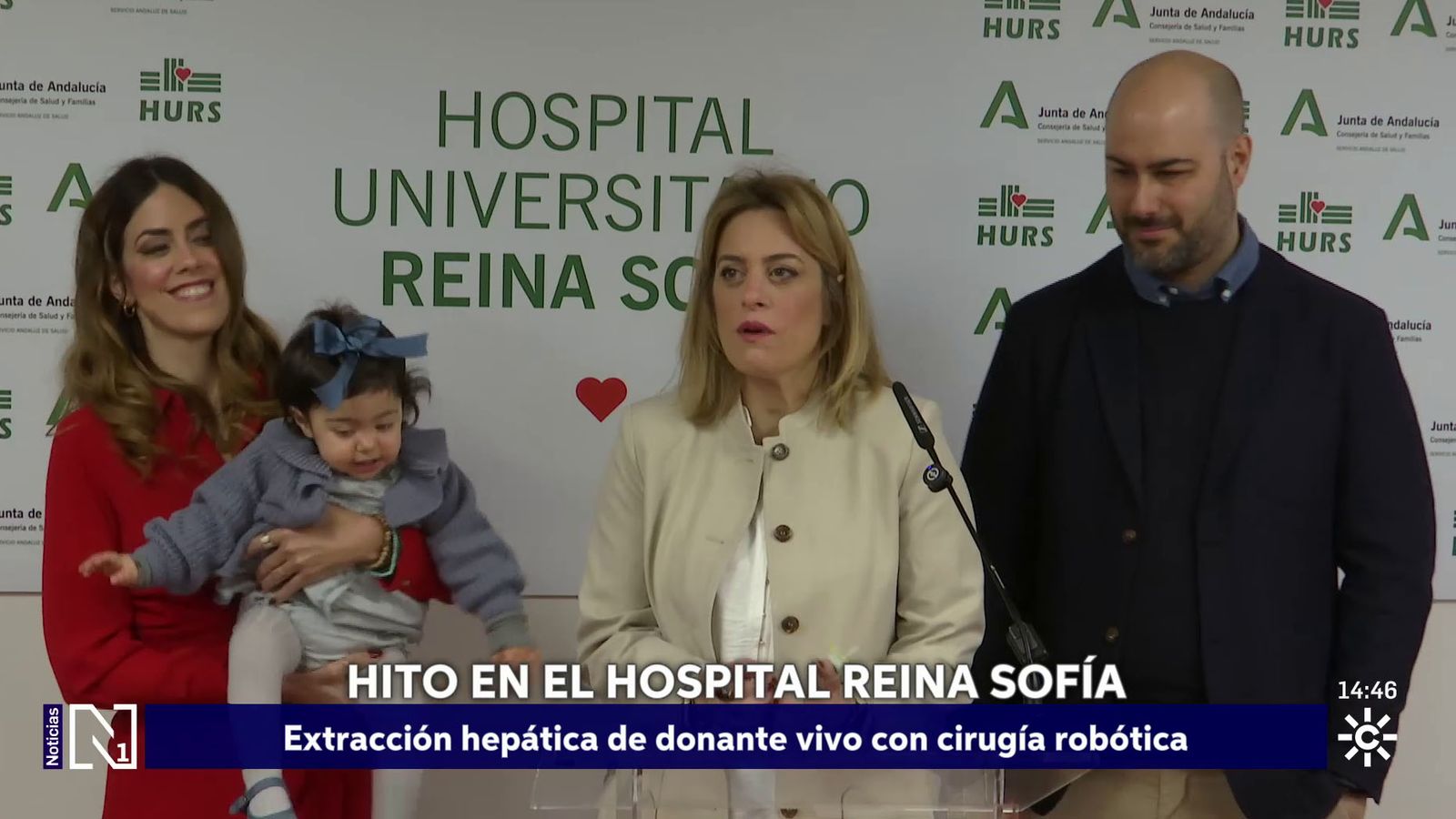 Novedoso trasplante hepático infantil en el Reina Sofía de Córdoba