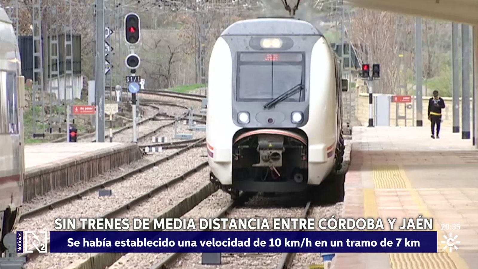 Sin trenes de media distancia entre Córdoba y Jaén