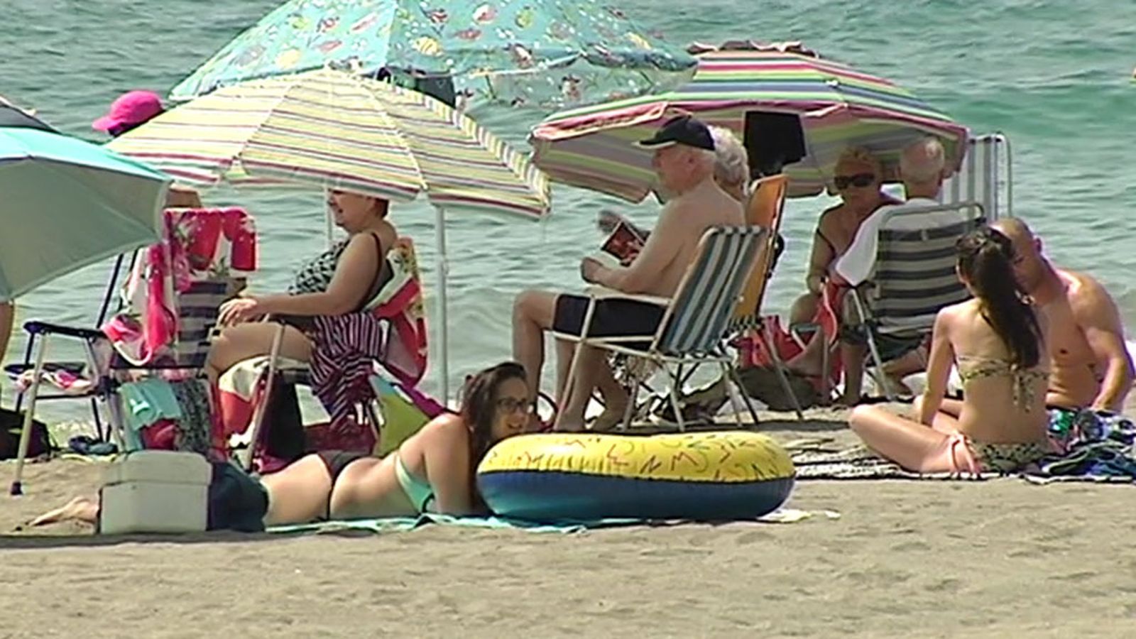 Calor playa Málaga