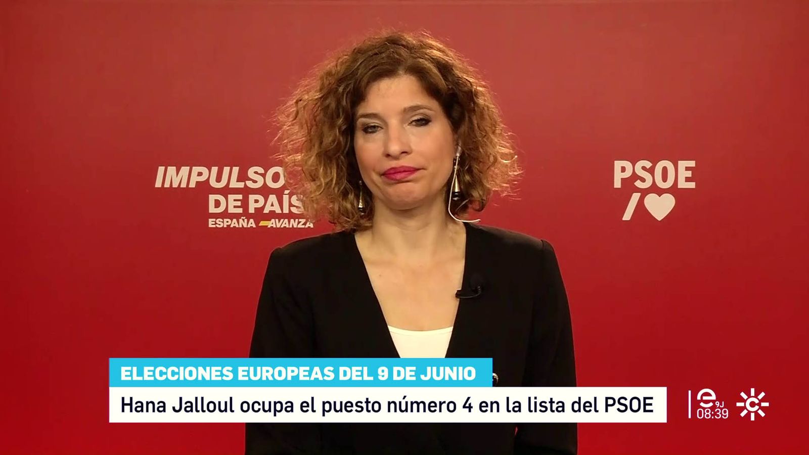 Entrevista electoral a Hana Jalloul, candidata del PSOE al Parlamento europeo