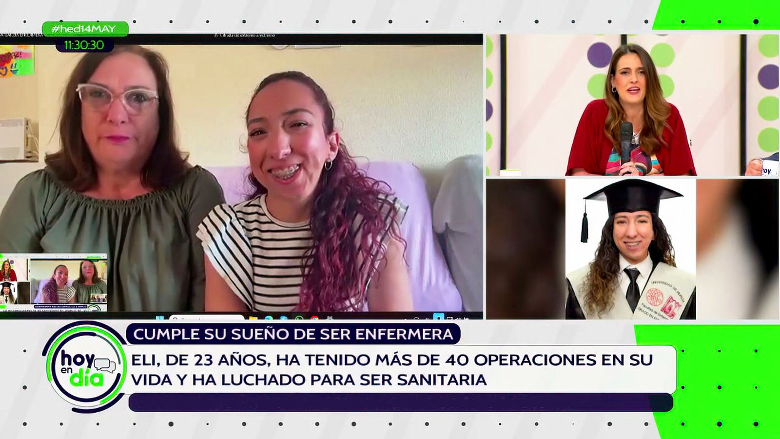 Eli, de ser enferma... a ser enfermera