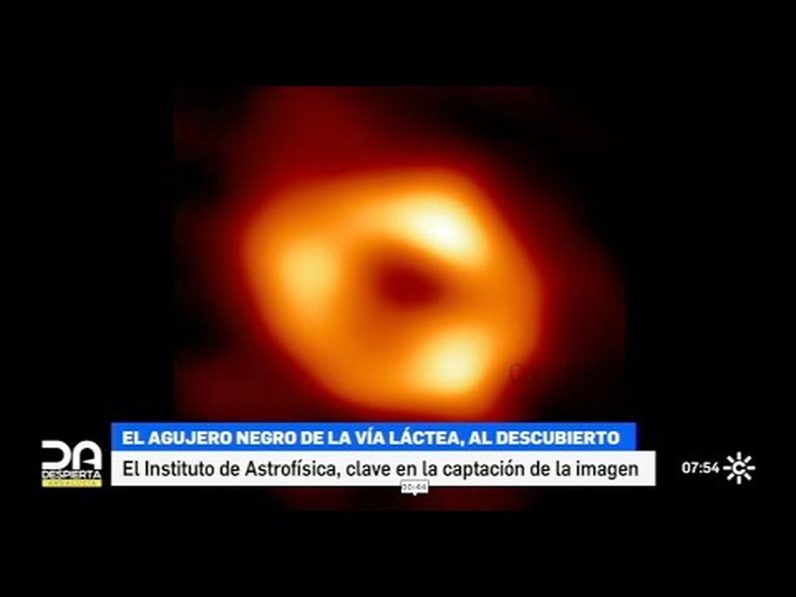El agujero negro del corazón de la Vía Láctea fotografiado