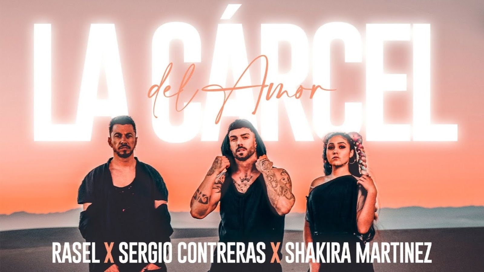 Rasel, Sergio Contreras y Shakira Martínez