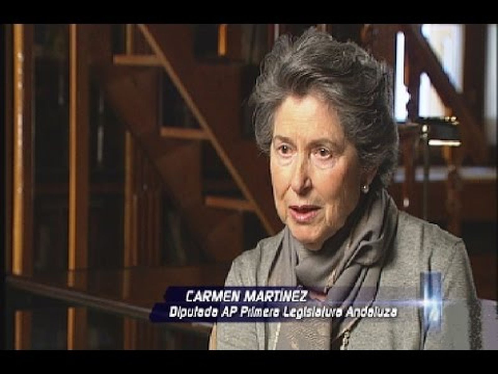 Carmen Martínez, diputada en 1982 en el Parlamento de Andalucía