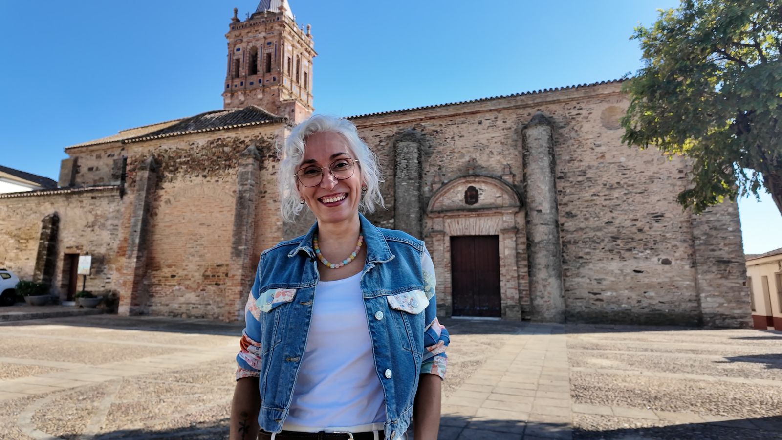 "Los_Repobladores": Mercedes Ortiz en Zalamea la Real (Huelva)