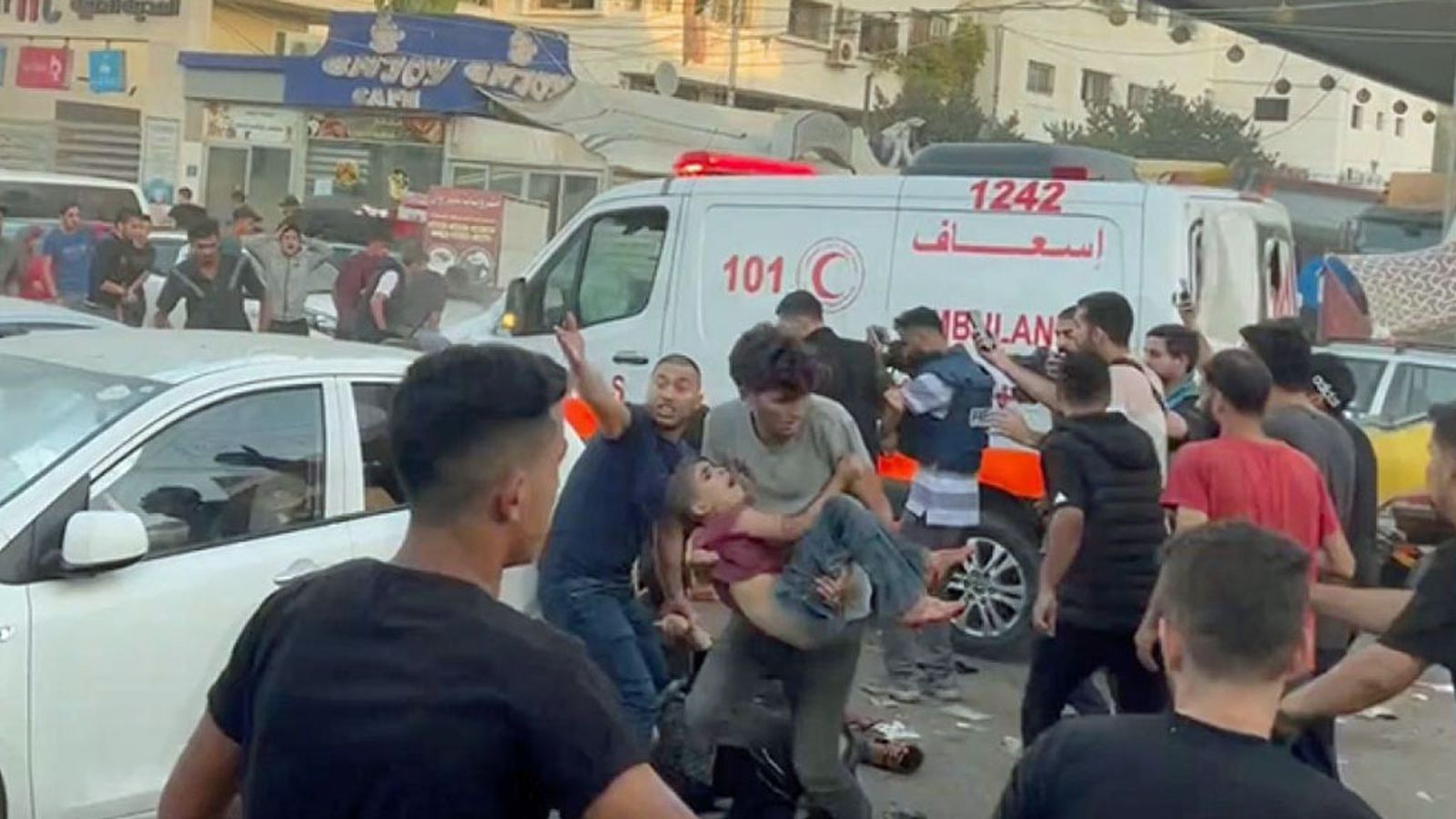 Ataque de Israel contra ambulancias en Gaza
