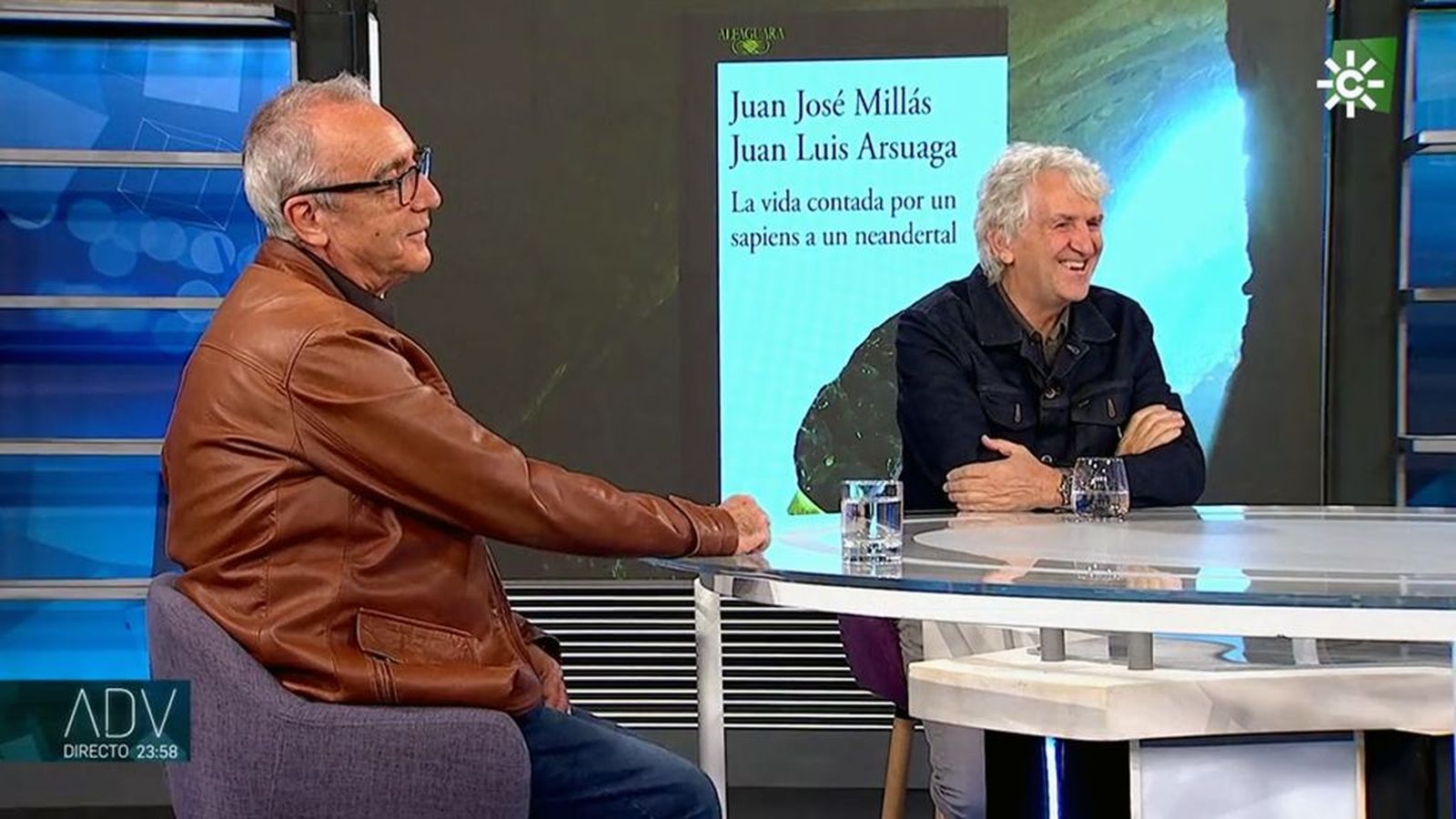 Entrevista en Andalucía a dos voces a Juan José Millás y Juan Luis Arsuaga