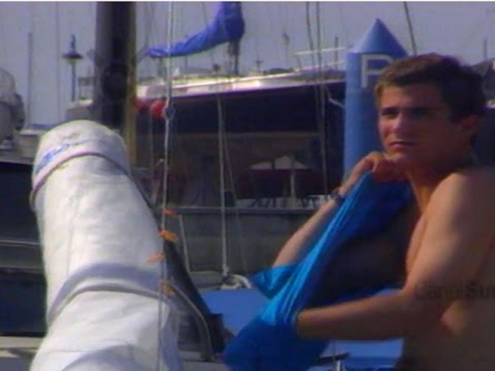 Felipe de Borbón en el Mundial de Vela 92