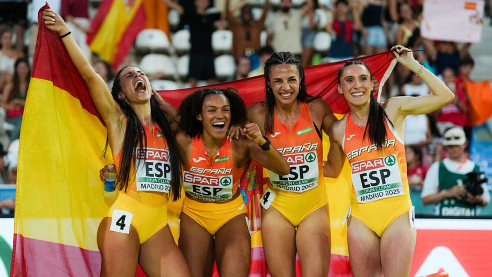 Maribel Pérez 4x100 relevos