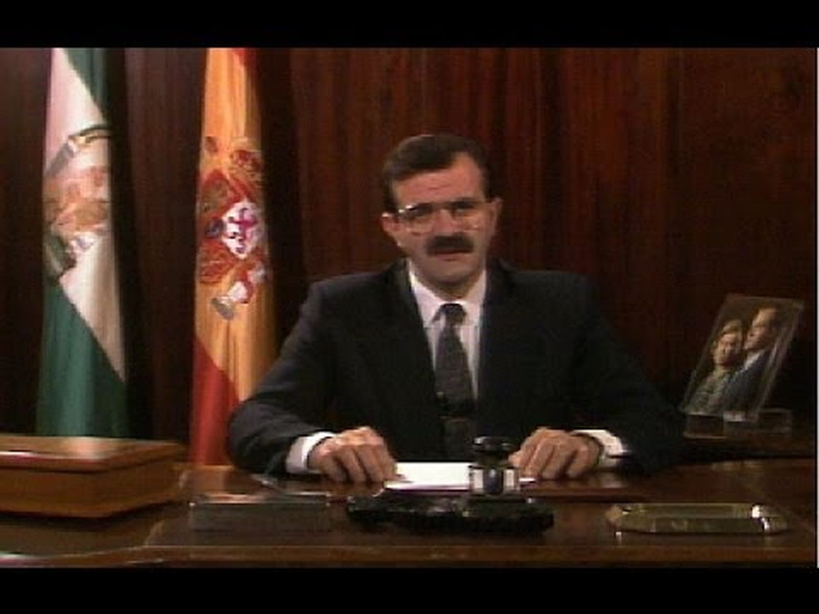 José Rodríguez de la Borbolla, presidente de la Junta de Andalucía | Inauguración de Canal Sur
