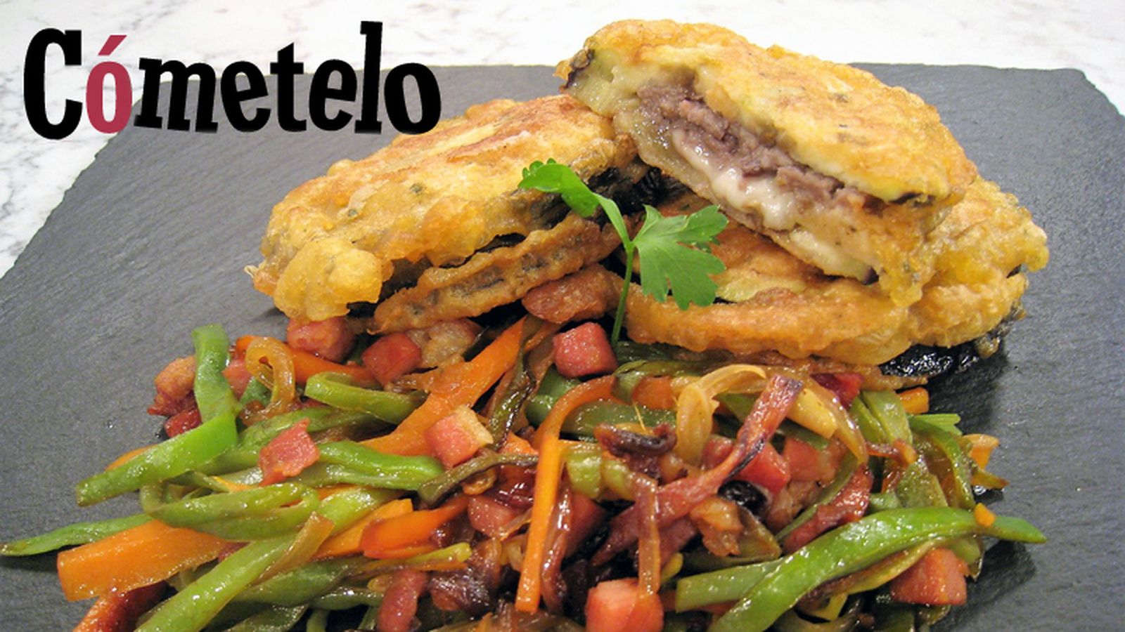 Cómetelo | Bocaditos de berenjena, ternera y queso