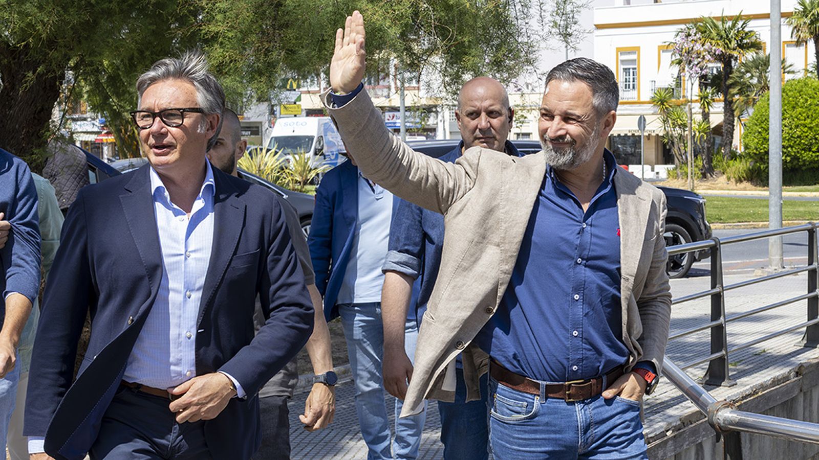 Abascal con Gavira en Ayamonte