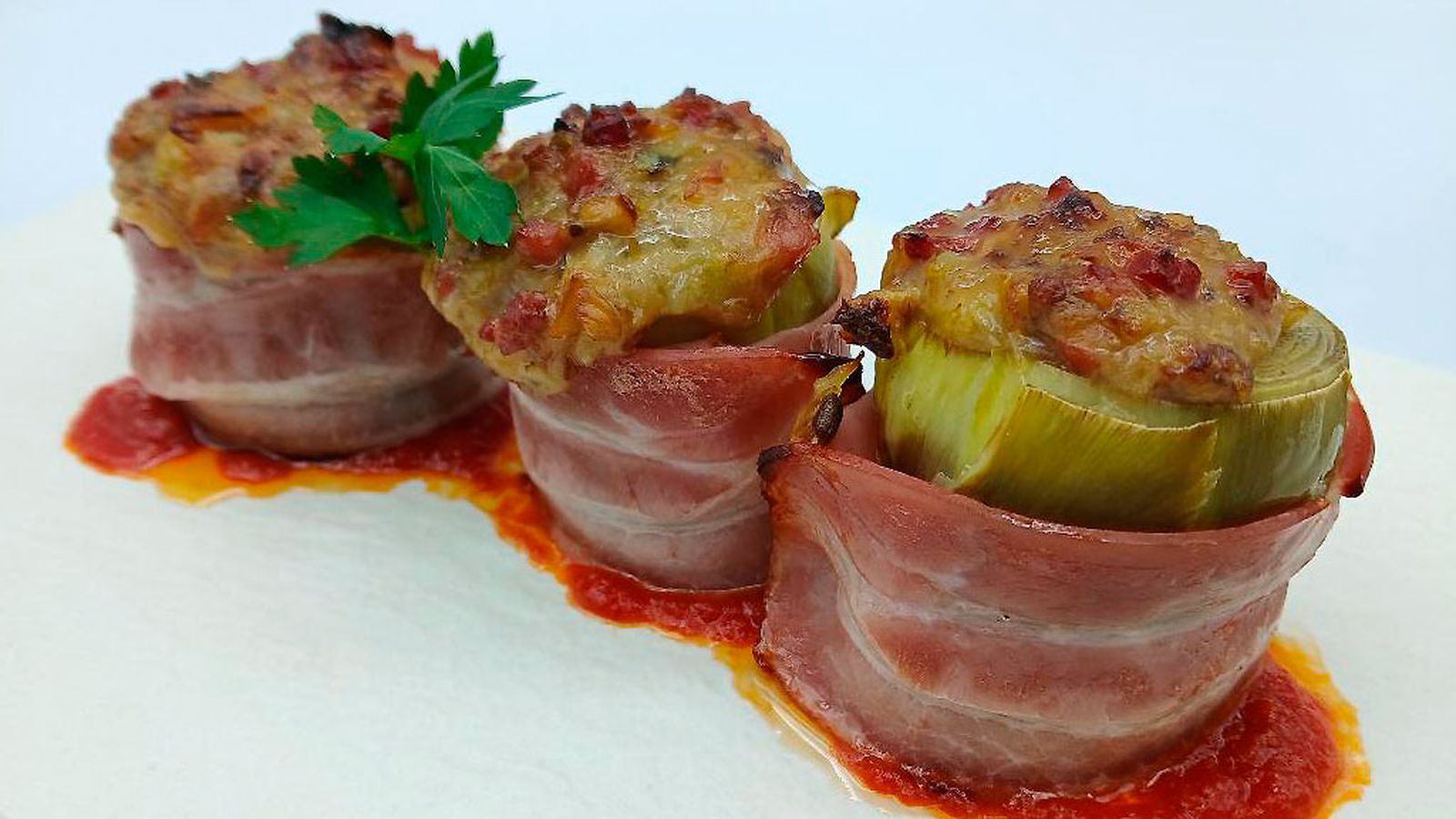 Cometelo Alcachofas rellenas de jamon Promo