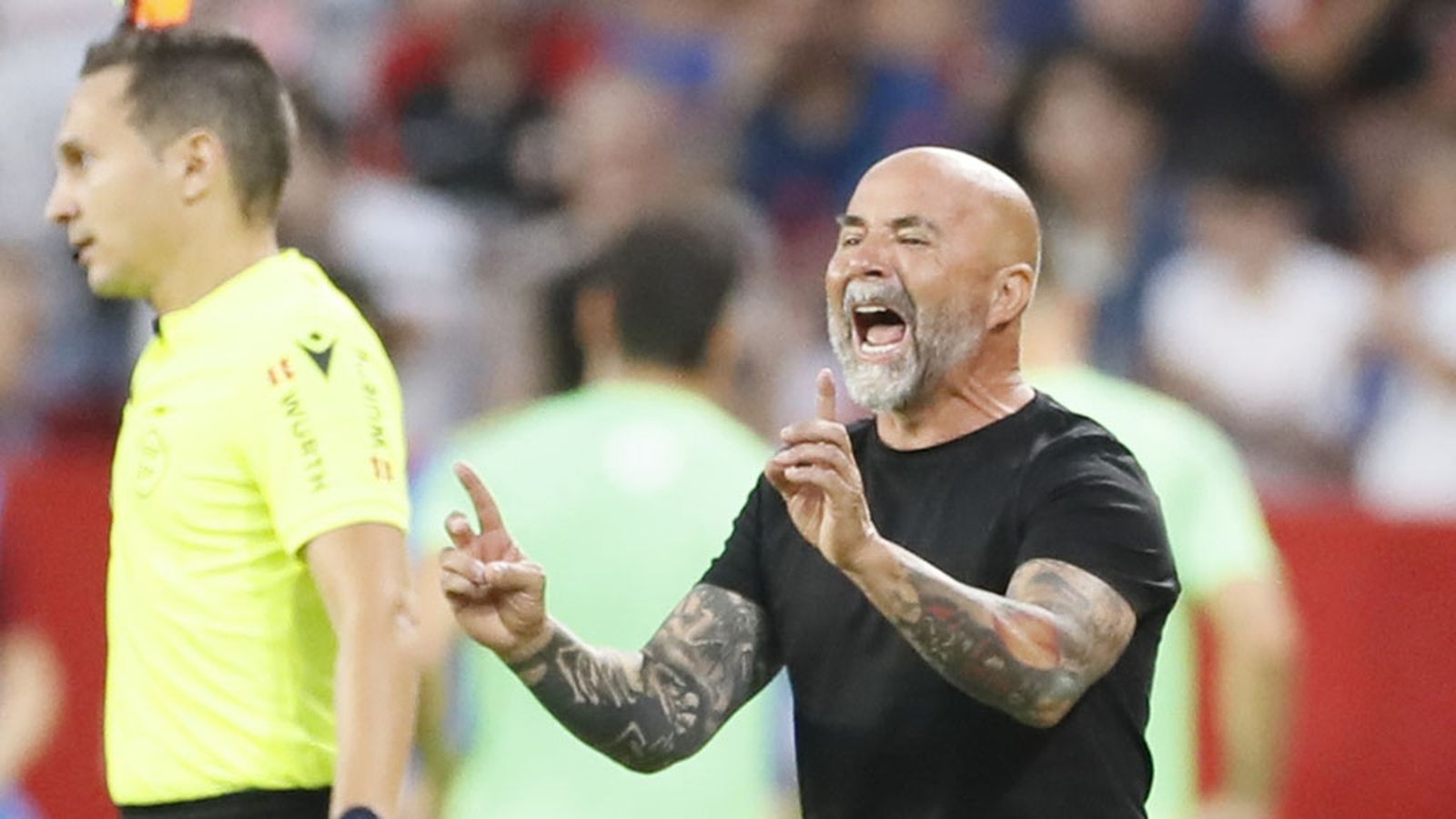 Jorge Sampaoli, entrenador del Sevilla