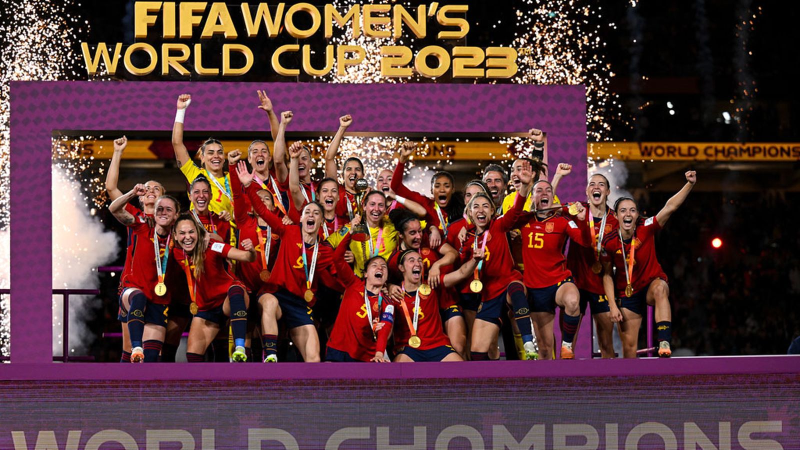 selección española femenina campeona Mundial