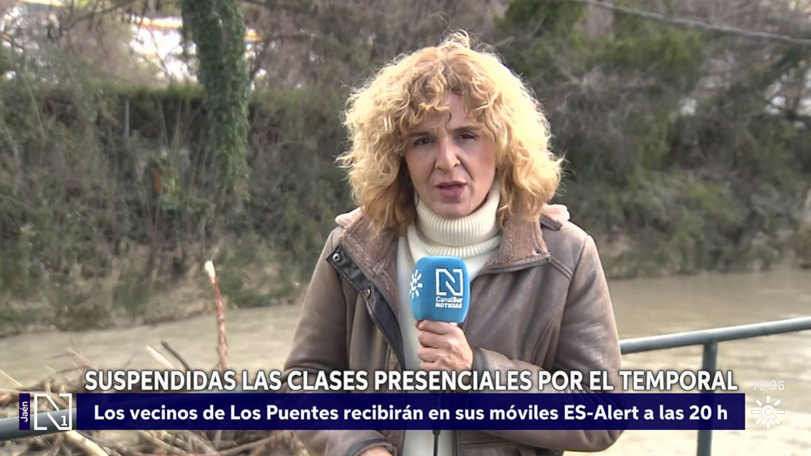 Piden extremar la precaución ante la posible crecida de los ríos en Jaén