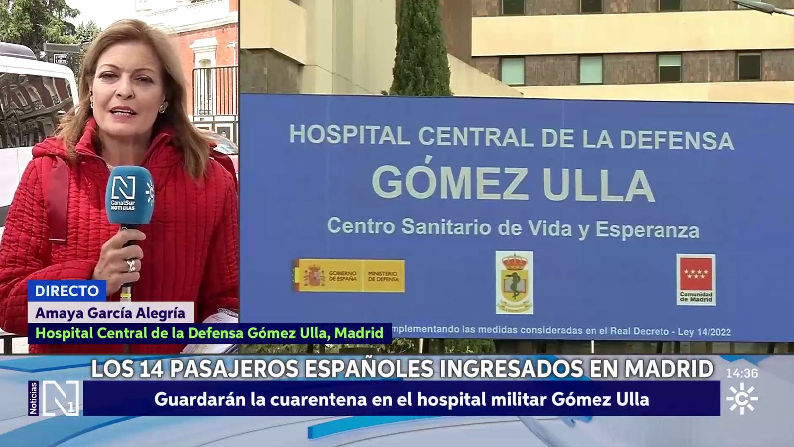 Cuarentena en el Hospital Gómez Ulla