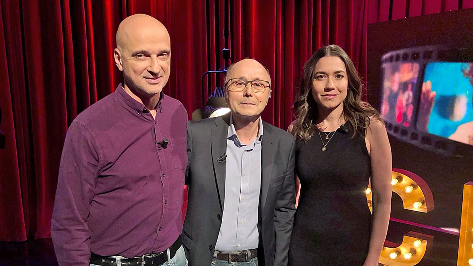 Comuniicación Una de Cine, Rafa Russo y Elena Martínez, Manolo Bellido