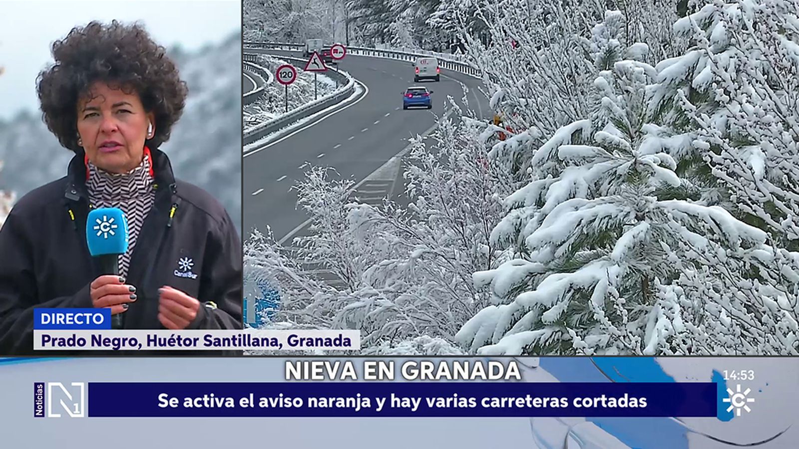 Nieva en Granada