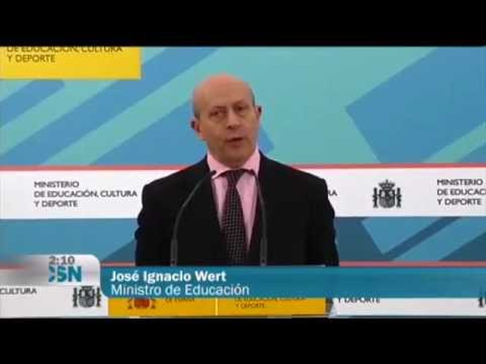 Wert: rechazo a la reforma educativa (2012)