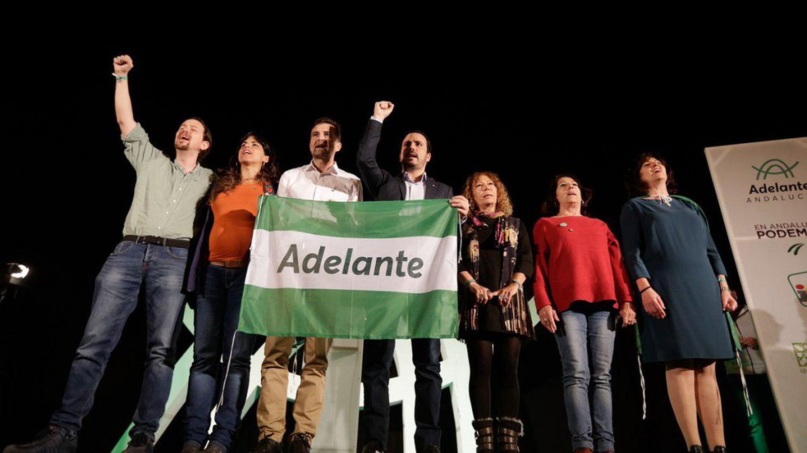 Adelante Andalucía con Pablo Iglesias y Alberto Garzón 1024