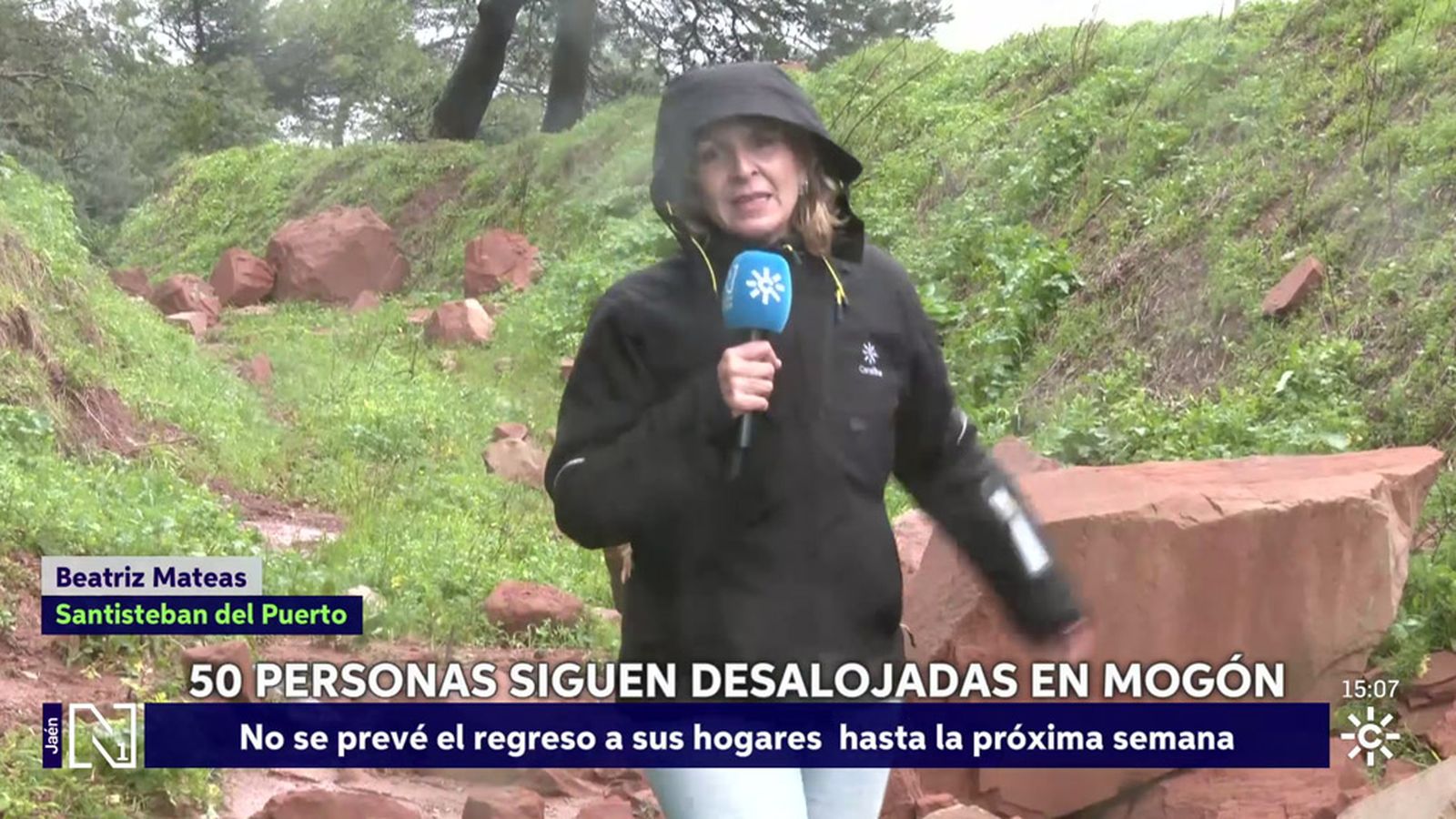 42 personas desalojadas en Santisteban del Puerto ante el riesgo de desprendimientos