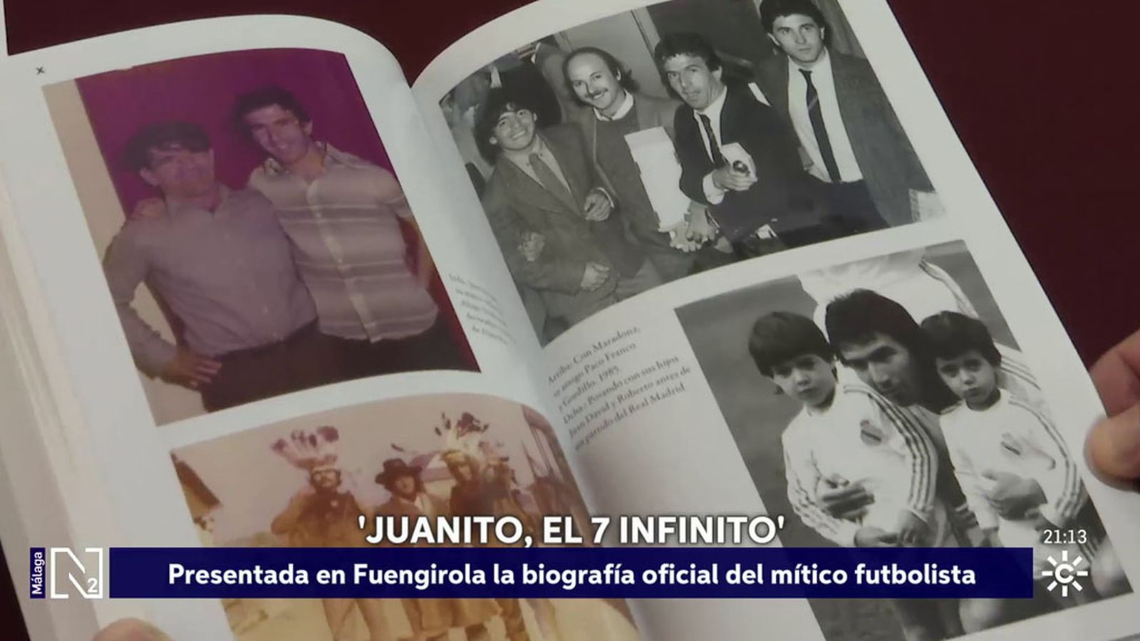 Libro sobre Juanito el futbolista