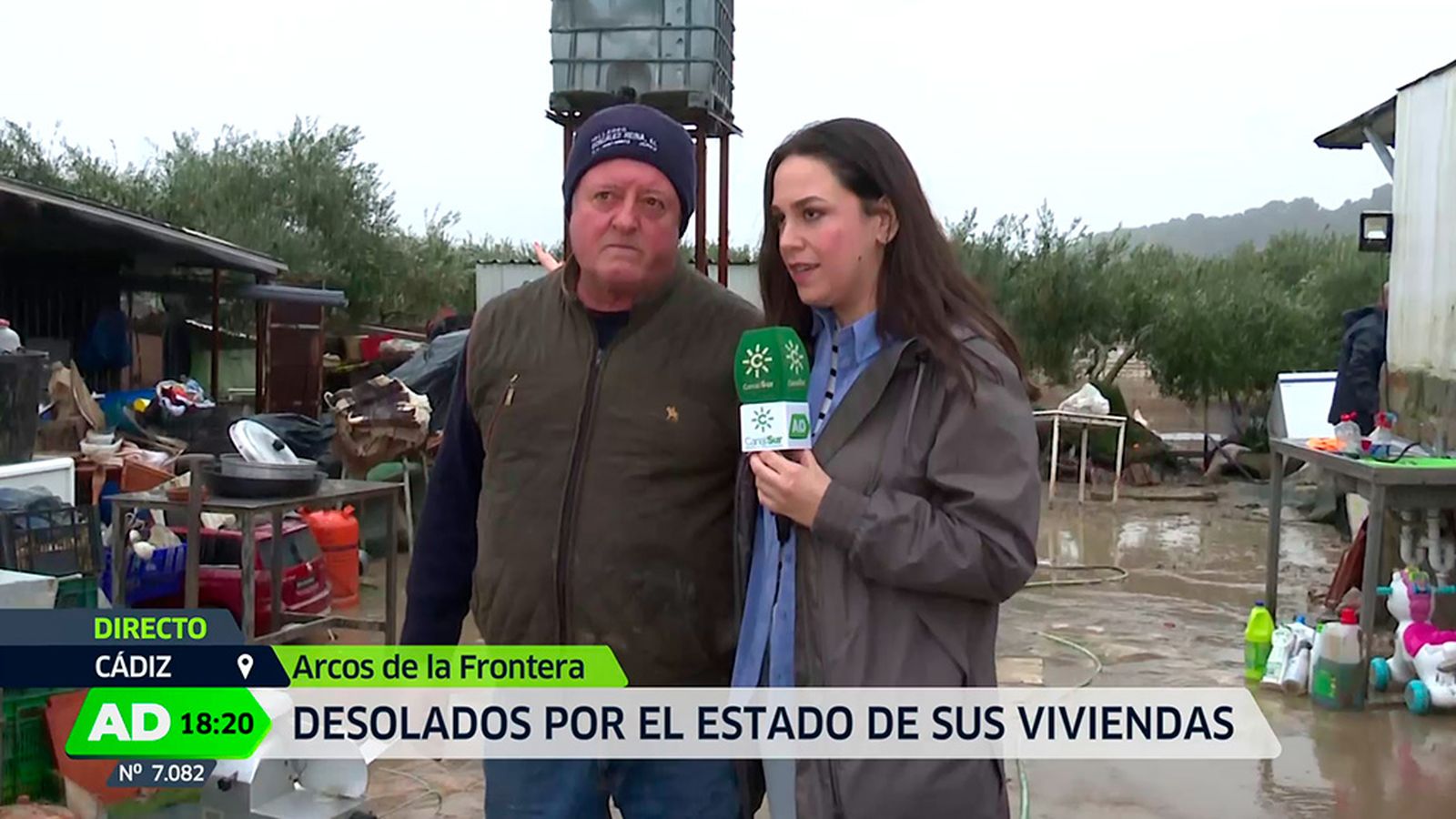 Los vecinos de Arcos, incrédulos ante la destrucción en sus casas
