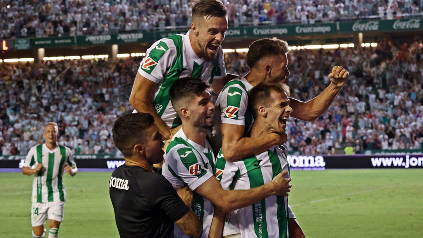 Gol de Yoldi en el primer triunfo del Córdoba en Segunda