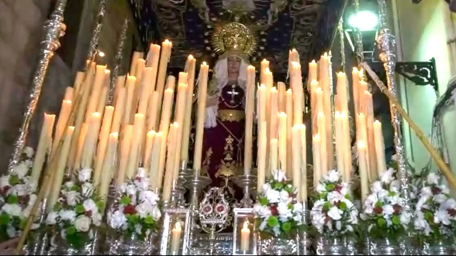 Entrada de la Virgen de las Lágrimas en la Merced de Jaén