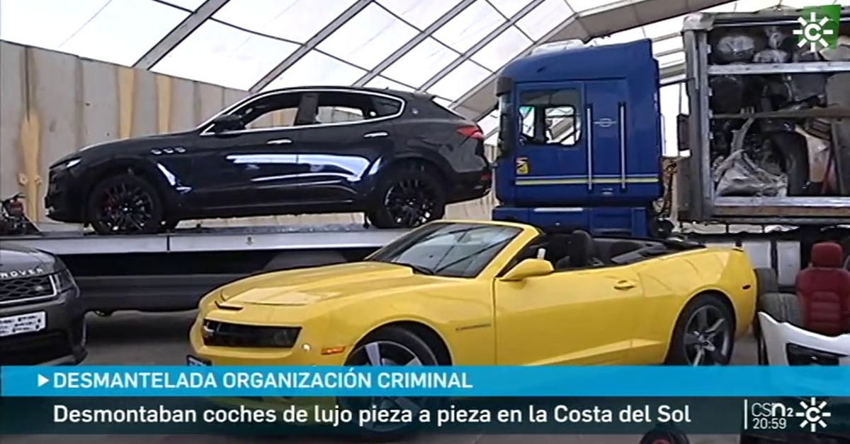 Cae una banda que robaba coches de lujo en la Costa del Sol