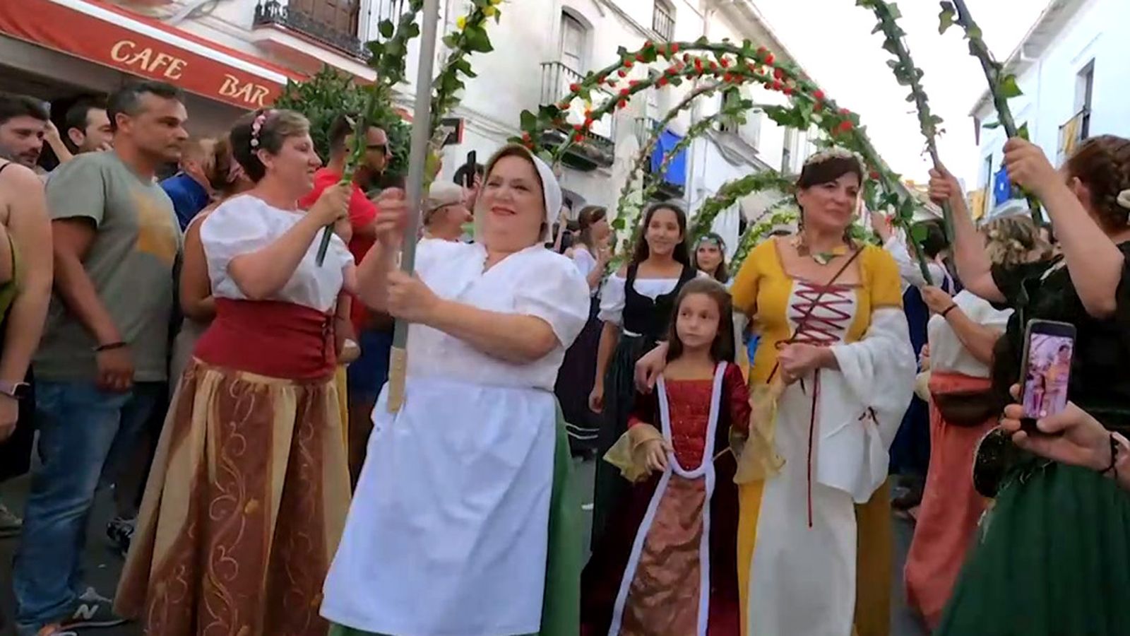 Cortegana y su fortaleza del siglo XIII regresan cada año a la Edad Media