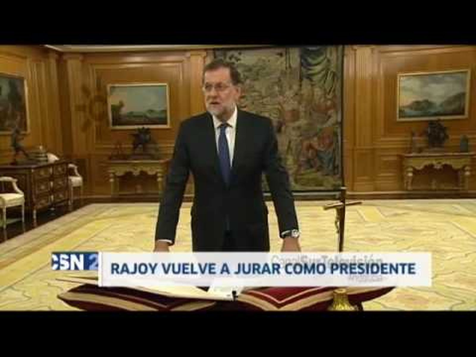 Toma de posesión de Mariano Rajoy como presidente del gobierno