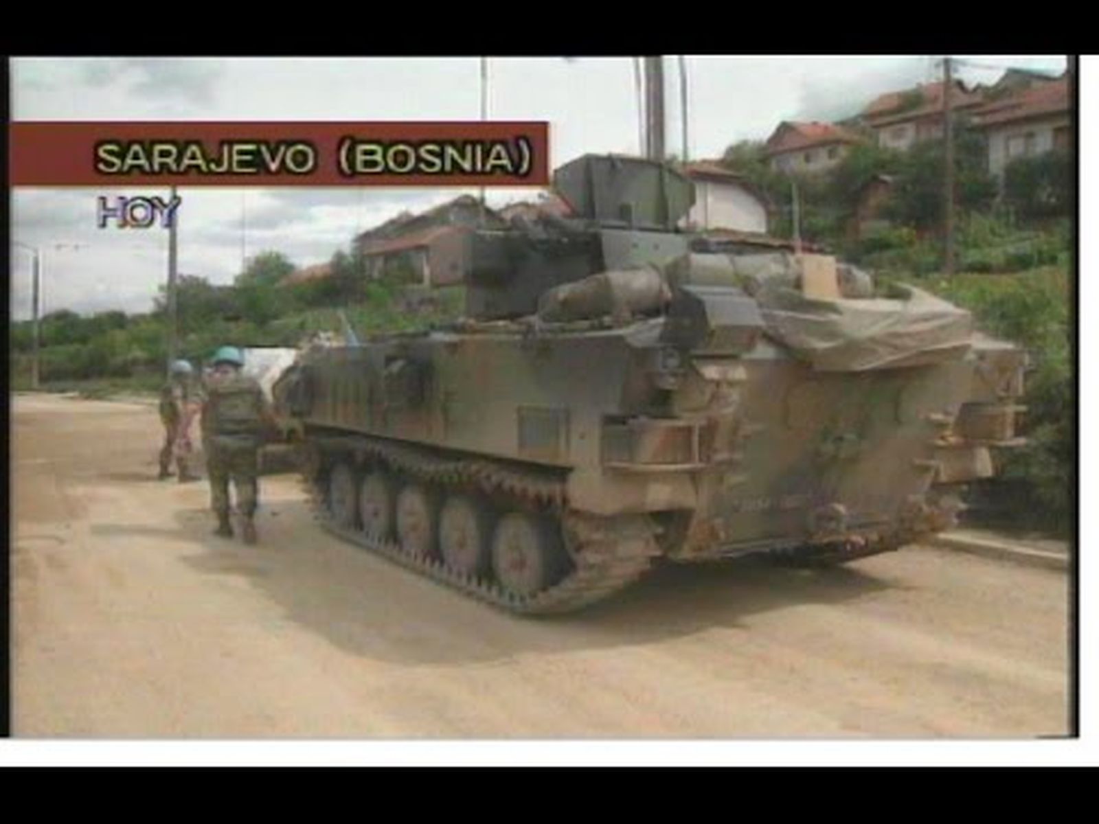 La OTAN bombardea posiciones Serbias en Sarajevo