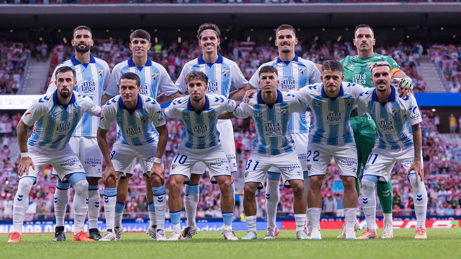 Primera alineación del Málaga en Primera.