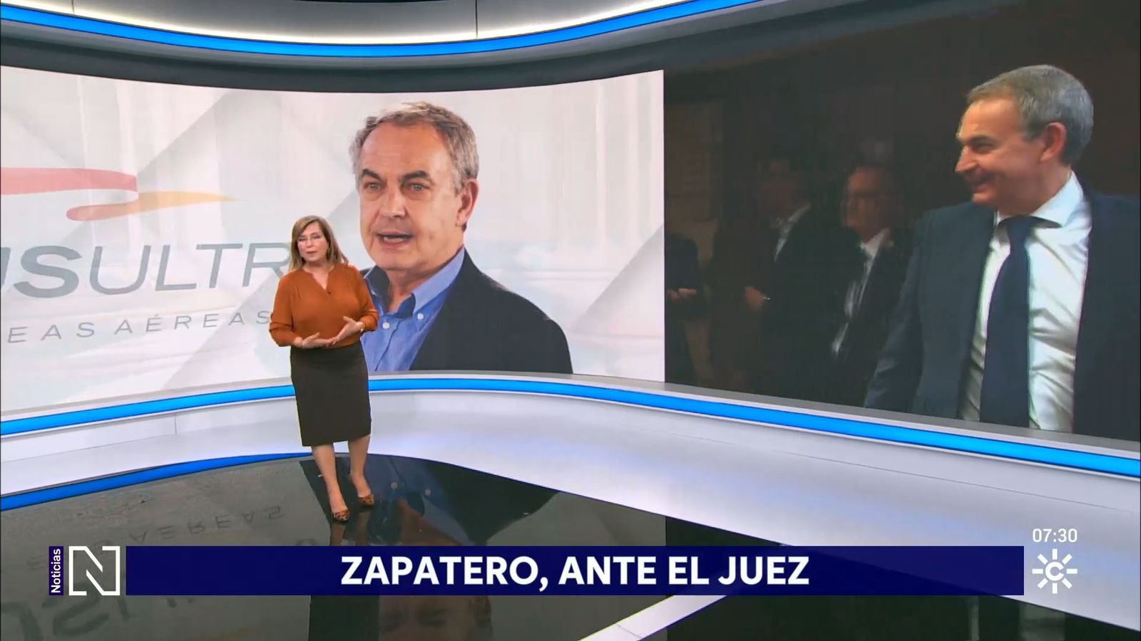 Zapatero declara ante eljuez Calama