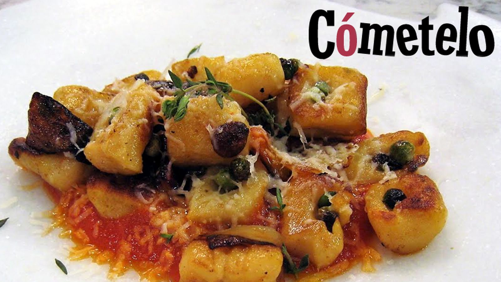 Cómetelo ñoquis salteados con verduras
