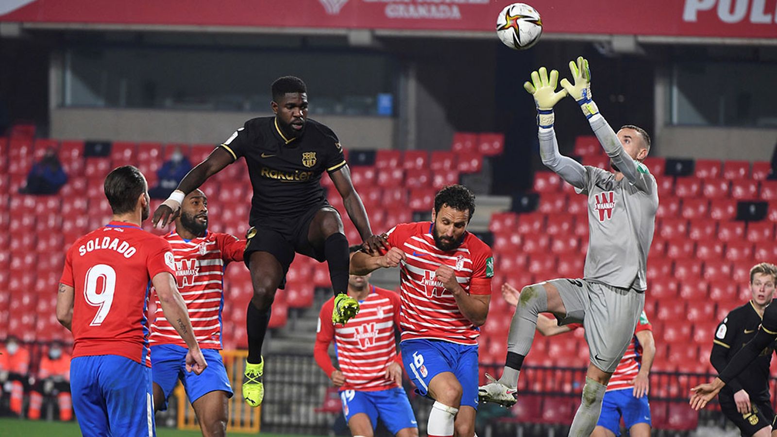 El Granada cae en la Copa ante el Barcelona