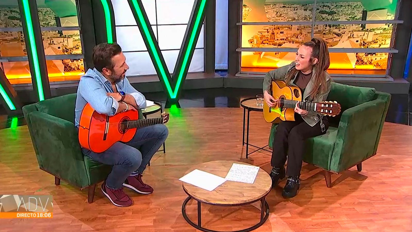 Entrevista cantada de Pepe Da-Rosa a María Carrasco
