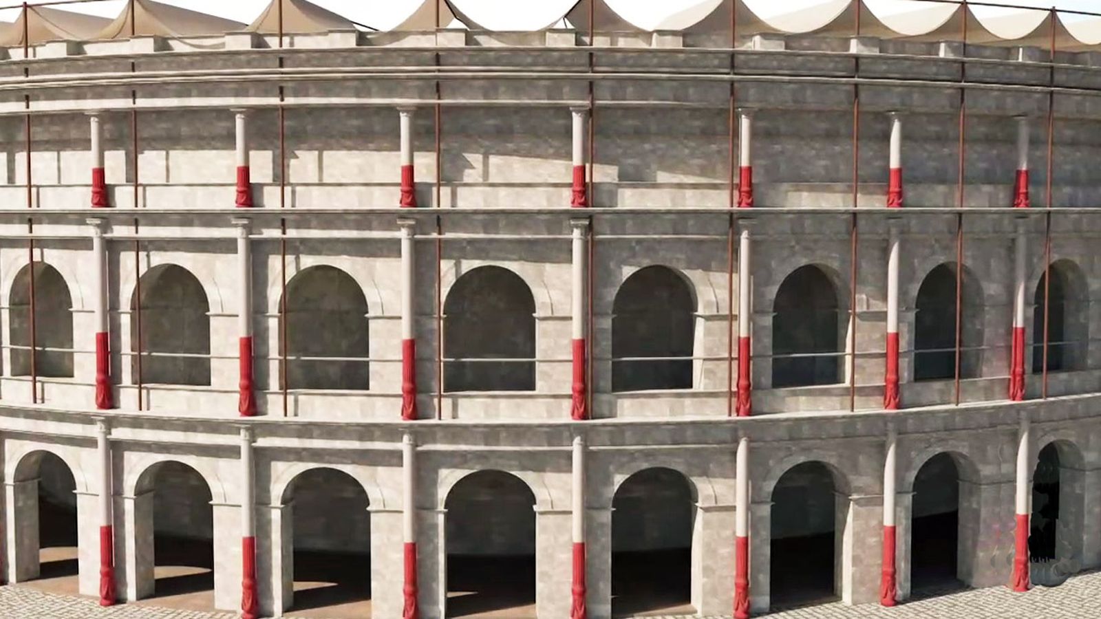 Desmontando Andalucía 1024x576 Itálica maqueta anfiteatro 2