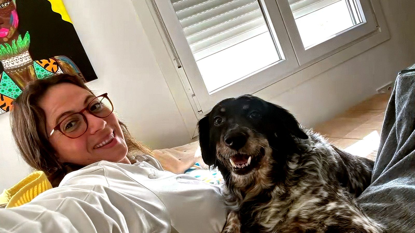 María Villalón, firme defensora de la adopción animal