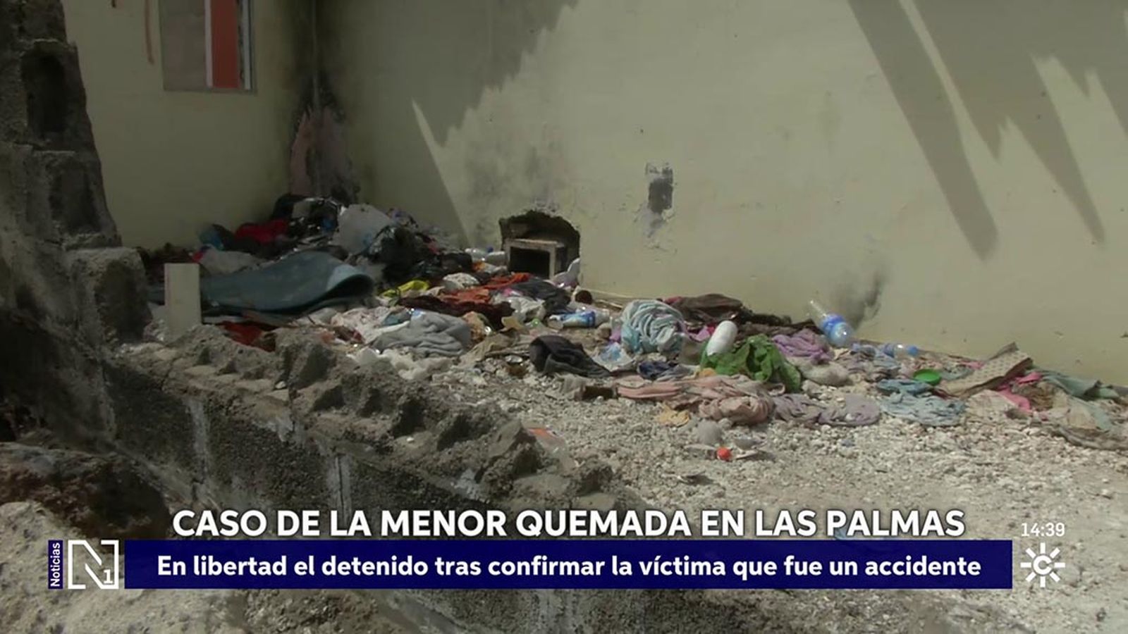 En libertad el detenido por quemar a una menor en Canarias