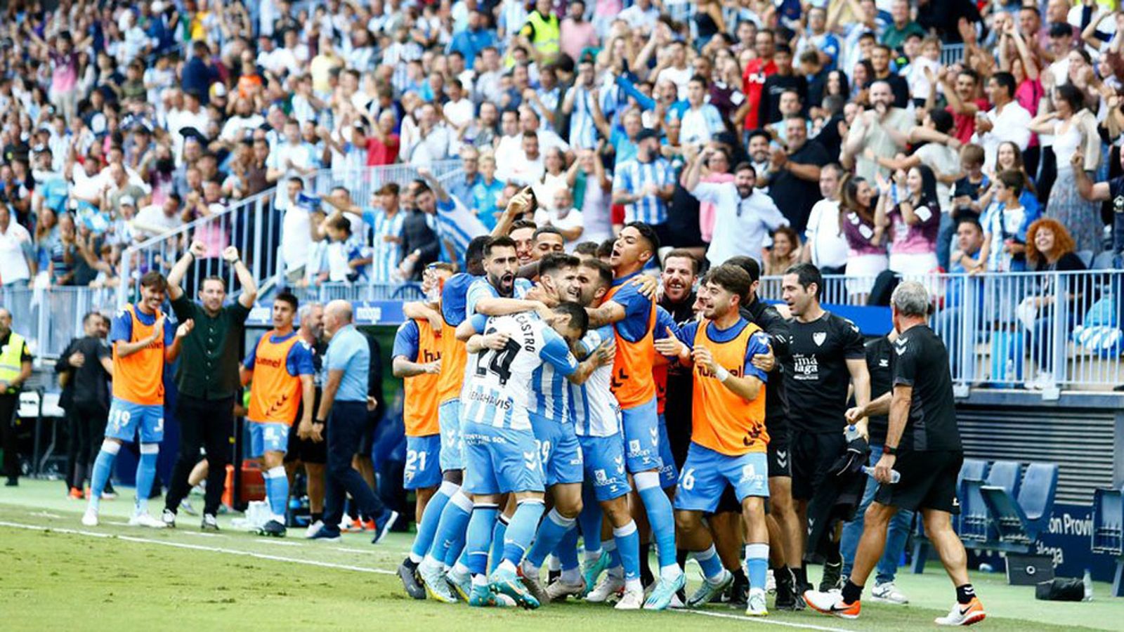 Malaga primera victoria La Rosaleda