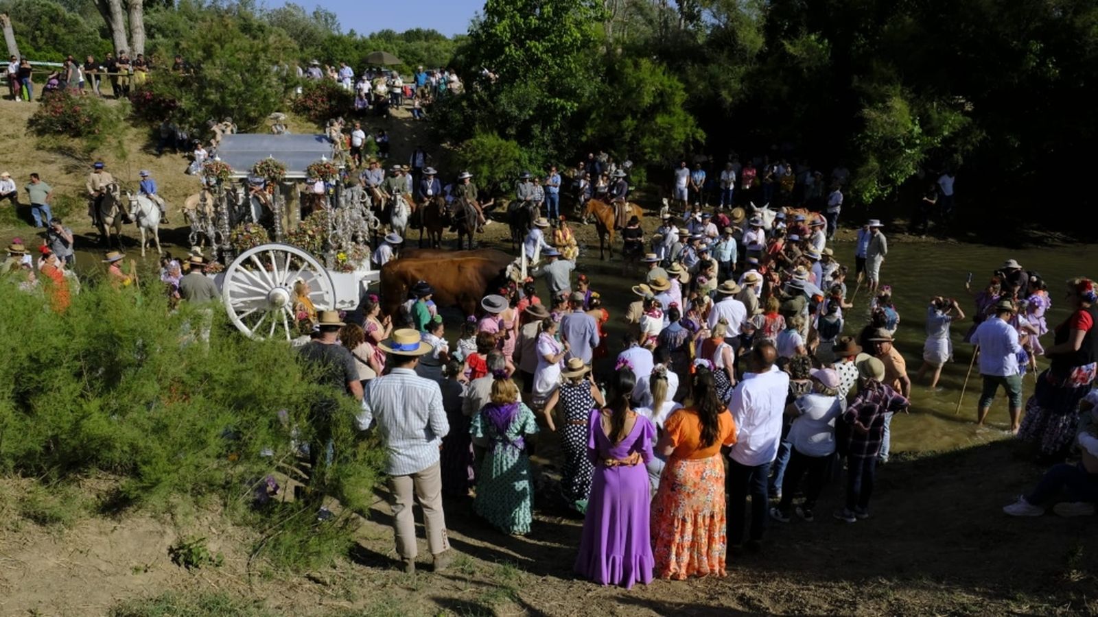 hermandad romería rocío vado quema