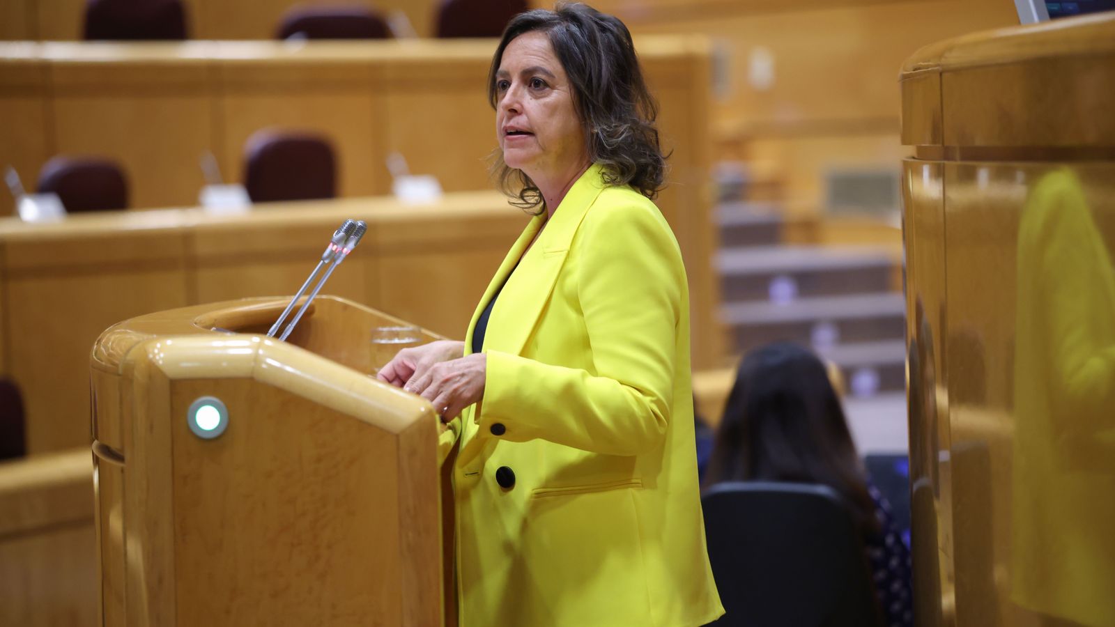 Catalina García en el Senado pide moratoria para las edificaciones afectadas por la Ley de Costas