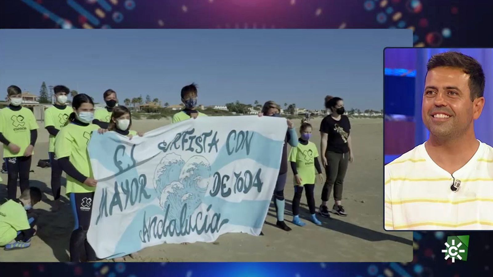 Solidaridad sobre olas para jóvenes en riesgo de exclusión social